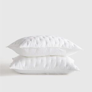 QUINCE Bamboo Dream Quilted Sham Set King White